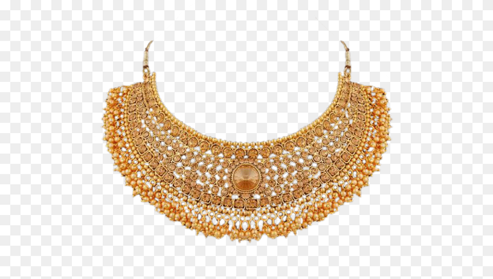 Sukkhi Traditional Gold Plated Kundan Choker Necklace Wedding Golden Necklace, Accessories, Jewelry Png