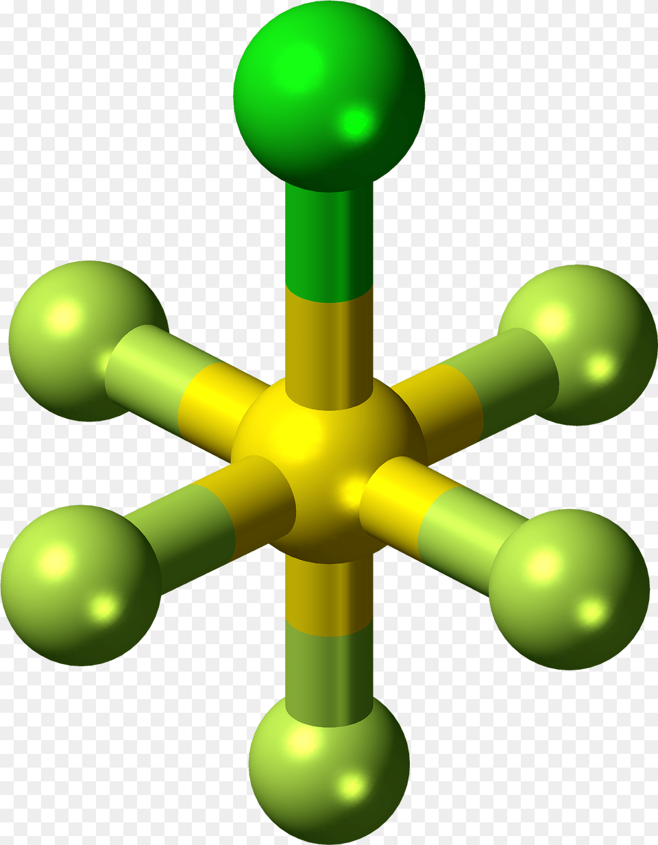 Sulfur Chloride Pentafluoride Molecule Ball Sulfur Molecules, Green, Smoke Pipe, Sphere Free Png