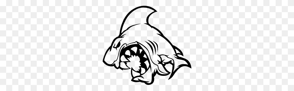 Sulky Tribal Shark Sticker, Stencil, Electronics, Hardware, Baby Free Png