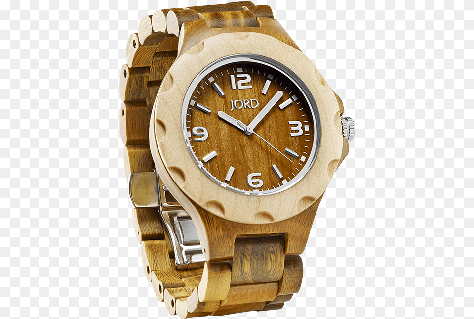 Sully Sandalwood Watch With Maple Bezel Analog Watch, Arm, Body Part, Person, Wristwatch Free Transparent Png