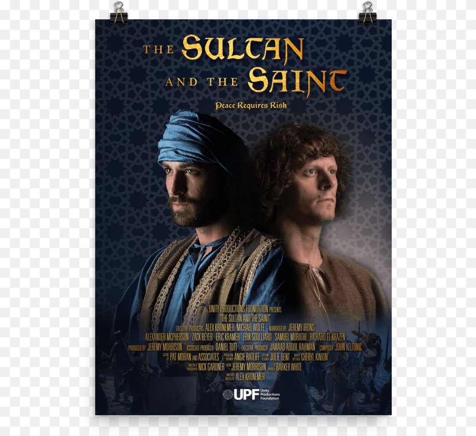 Sultan And The Saint Unframed Movie Poster 1 18 X St Francis Saint And The Sultan, Advertisement, Adult, Person, Man Free Png