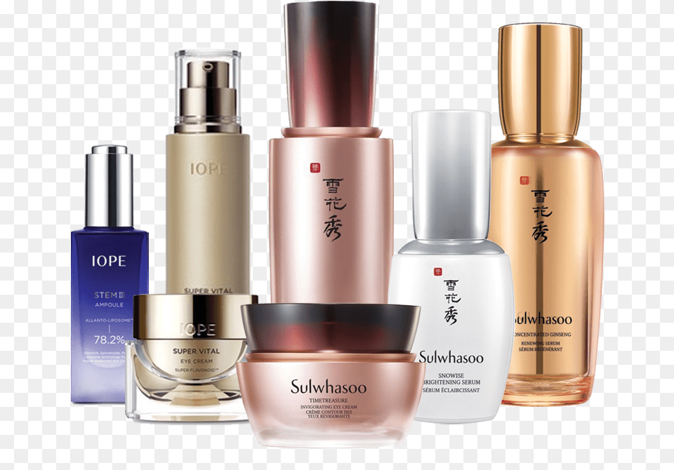 Sulwhasoo Sal Concentrated Ginseng Renewing Serum, Bottle, Cosmetics, Perfume Png Image