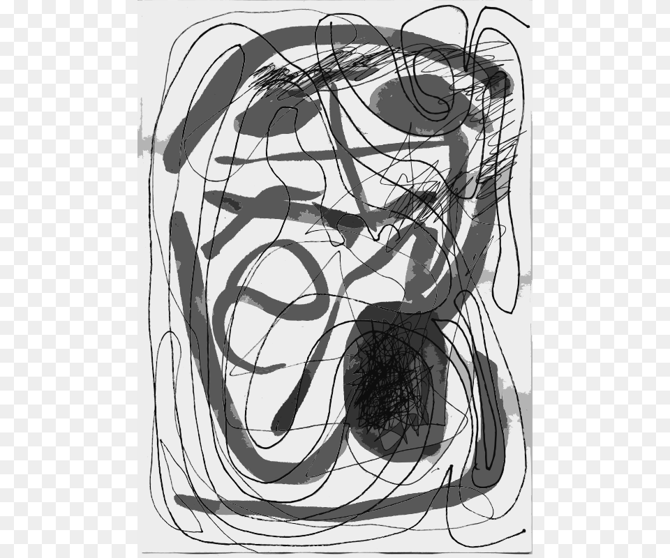 Sumi And Pen Abstraction, Art, Drawing, Modern Art, Adult Free Transparent Png