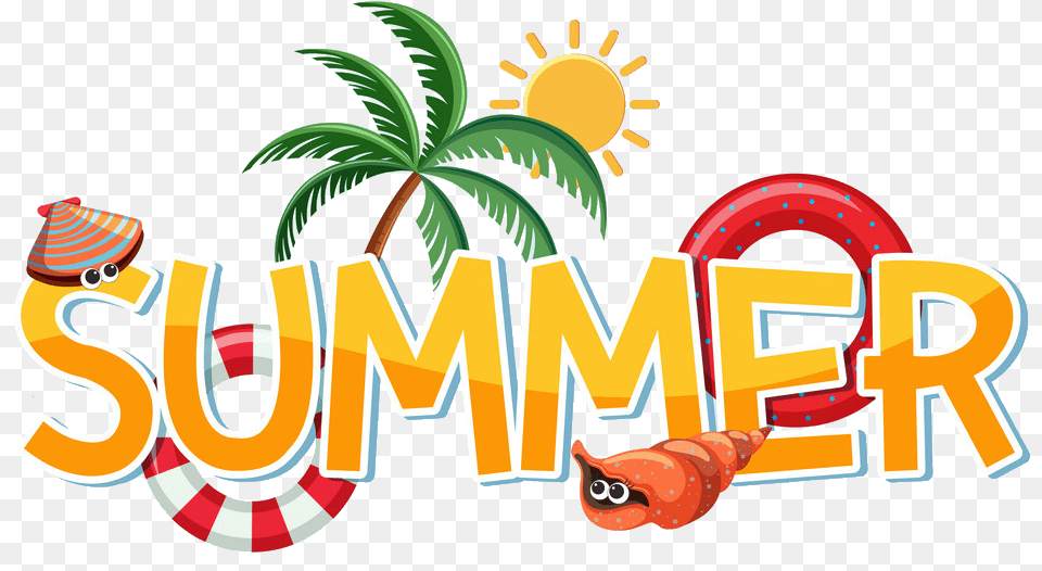 Summer 2019 Holidays Clipart Full Size Clipart Summer Vacations Clipart, Plant, Tree, Logo, Bulldozer Png