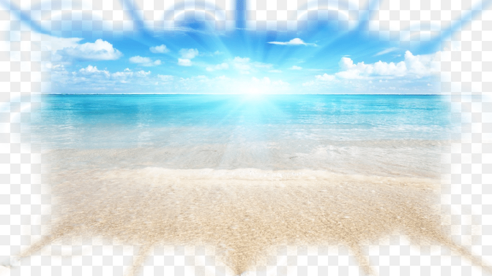 Summer, Water, Sunlight, Sky, Shoreline Free Png Download