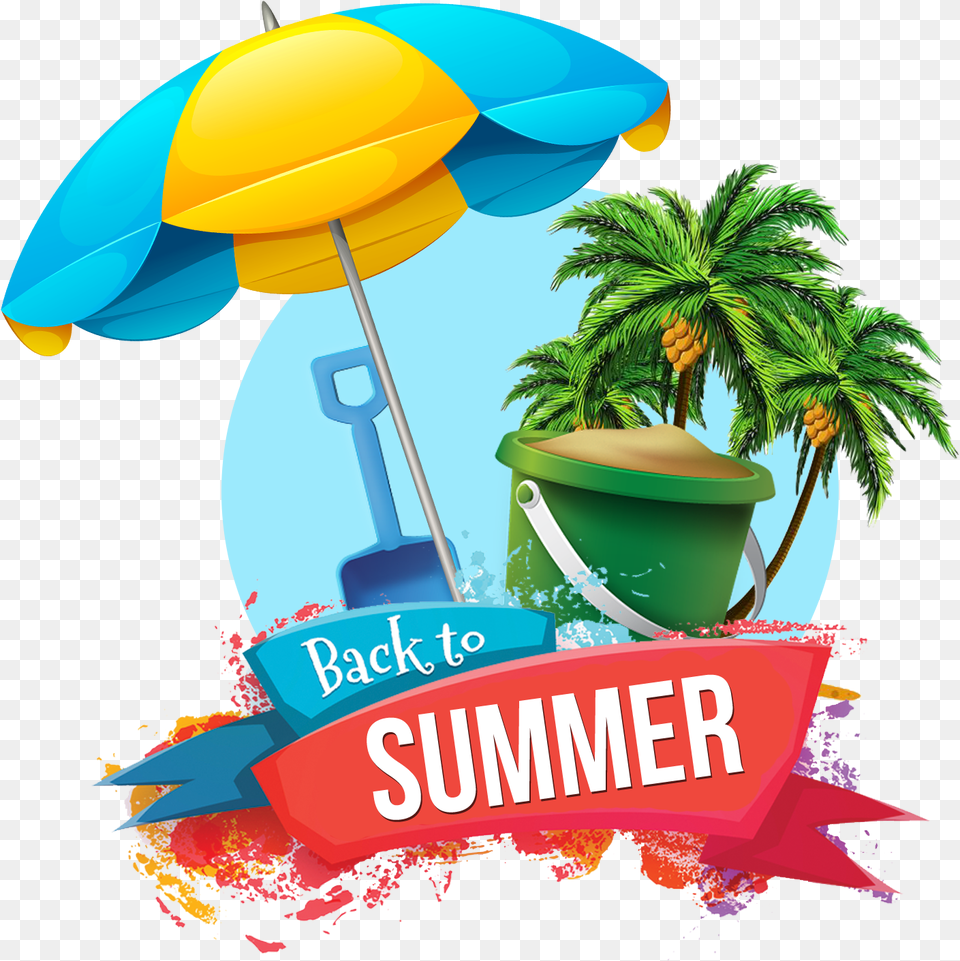 Summer Background Palm Tree Palm Cartoon, Advertisement, Plant, Poster, Palm Tree Free Transparent Png