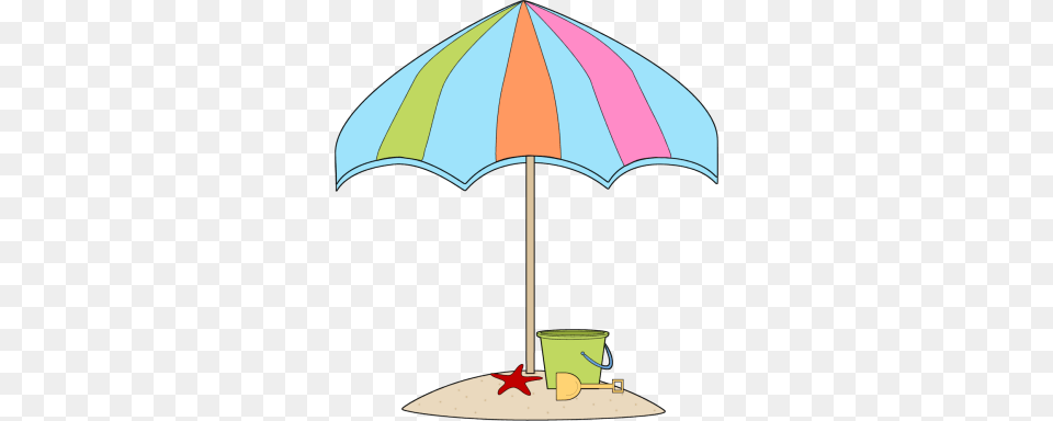 Summer Beach Cliparts, Canopy, Umbrella Free Png Download