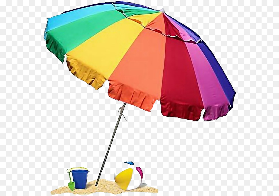 Summer Beach Umbrella Background Umbrella At The Beach, Canopy, Animal, Bird, Building Free Png Download