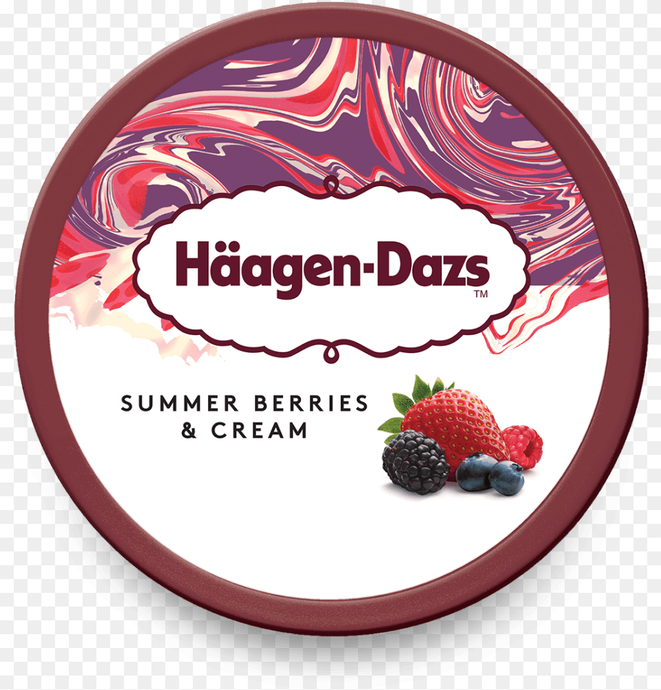 Summer Berries Amp Cream Haagen Dazs, Berry, Food, Fruit, Plant Free Transparent Png
