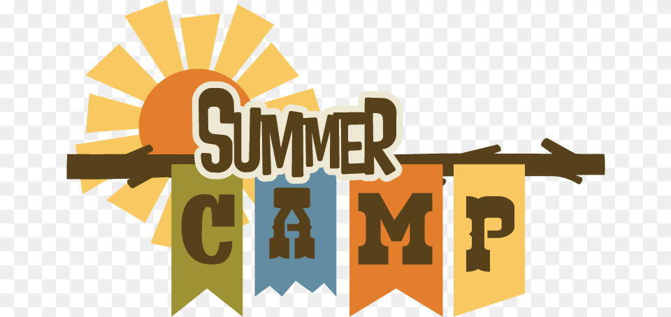 Summer Camp Clip Art, Bulldozer, Machine, Text, Logo Png Image