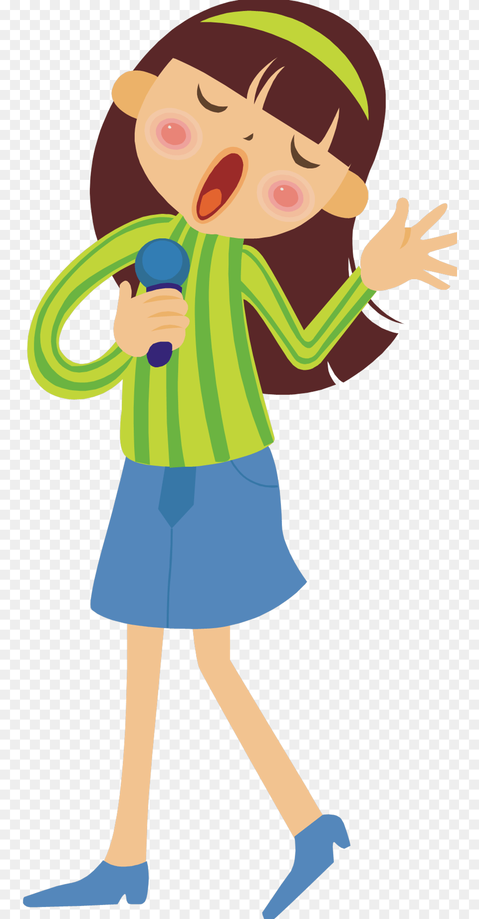 Summer Camp For Children Singing Cartoon Transparent Background, Baby, Person, Art, Photography Free Png Download