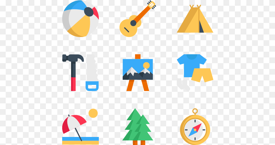 Summer Camp Summer Camp Icon, Guitar, Musical Instrument Png Image