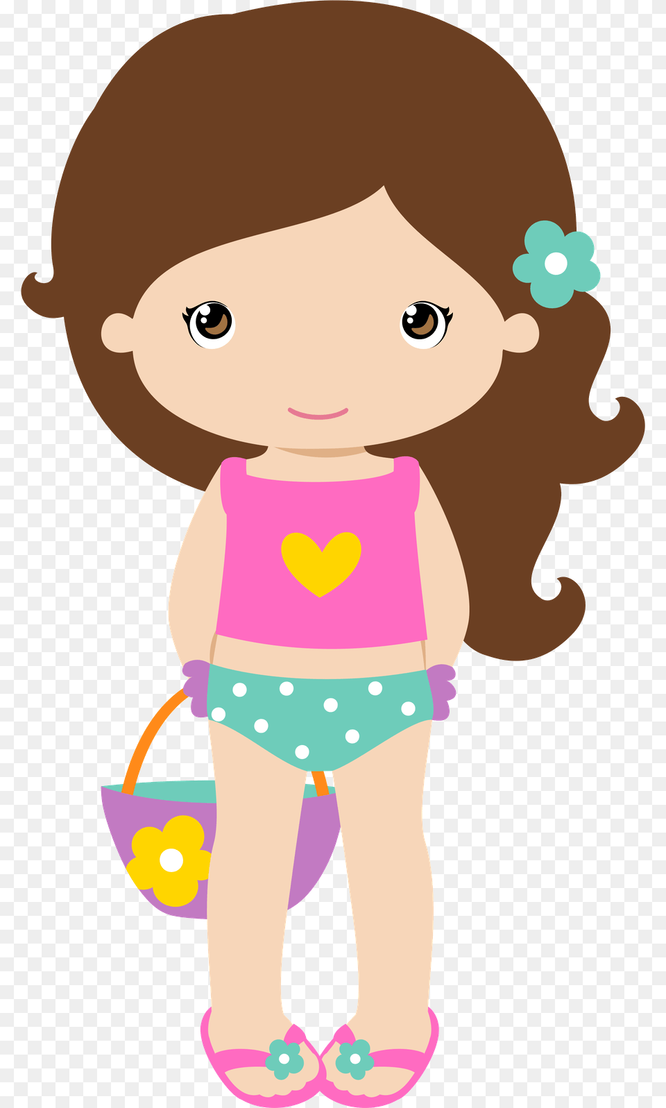 Summer Clipart Girl, Baby, Person, Face, Head Free Transparent Png