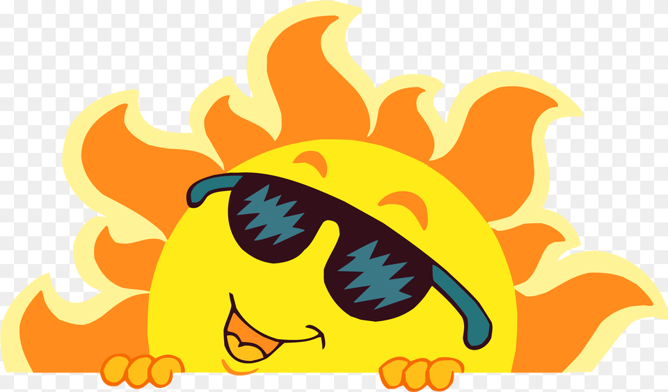 Summer Clipart In The Sun Image Transparent Background Logo Summer Camp, Cartoon Free Png Download