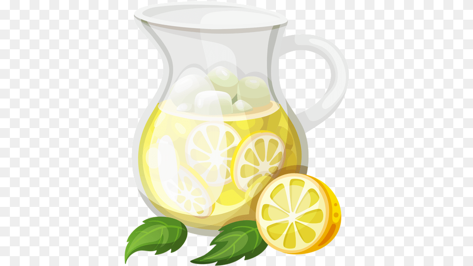 Summer Clipart Jar Art Food Drawing Summer Beach Lemonade Clipart, Beverage, Jug, Fruit, Citrus Fruit Free Transparent Png