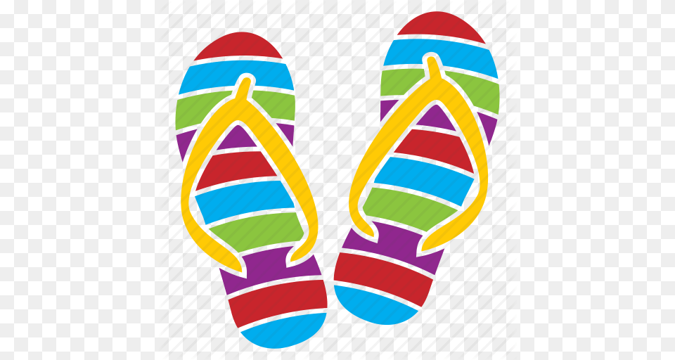 Summer Clipart Slipper, Clothing, Flip-flop, Footwear, Baby Free Png