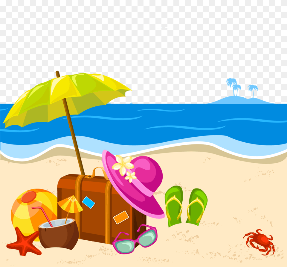 Summer Clipart Summer, Water, Sea, Outdoors, Nature Png