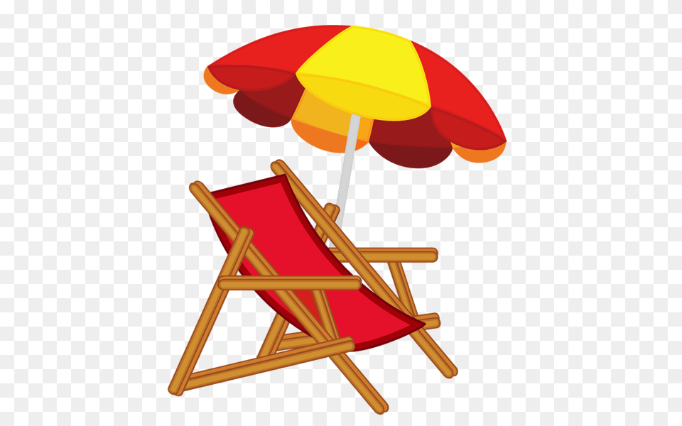 Summer Craft Ideas Beach Beach Umbrella And Beach, Chair, Furniture, Canopy, Architecture Free Png