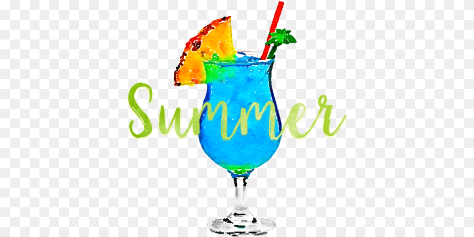 Summer Drinks Blue Lagoon, Alcohol, Beverage, Cocktail, Mojito Free Png Download