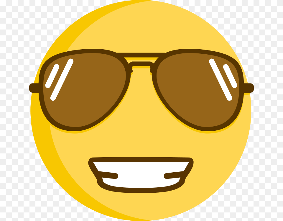 Summer Emoji Emoticon, Accessories, Glasses, Sunglasses, Disk Free Png
