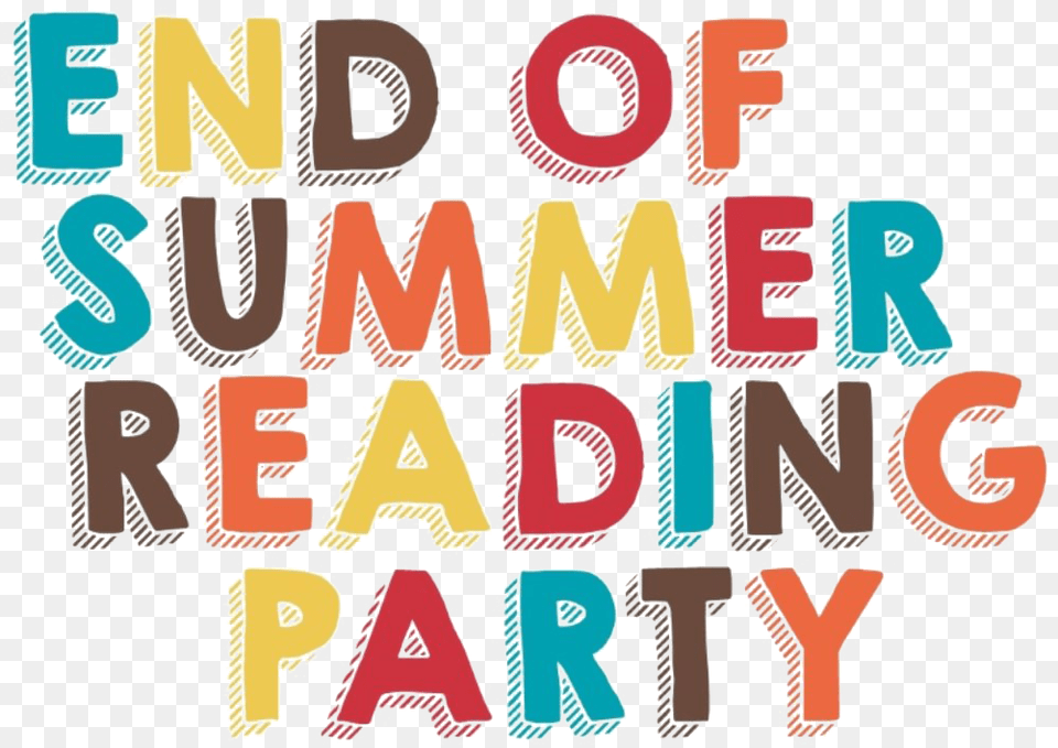 Summer End Background End Of Summer Reading Party, Text Free Transparent Png