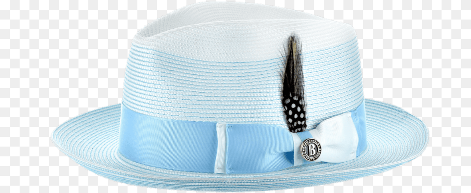 Summer Fedora Hat For Men White Light Blue Two Tone Straw Si 963 Size L Costume Hat, Clothing, Sun Hat, Accessories, Formal Wear Free Transparent Png