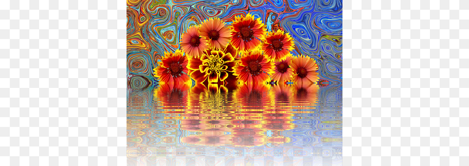 Summer Flower Accessories, Art, Fractal, Modern Art Free Png