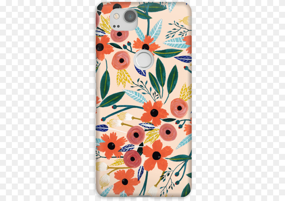 Summer Flowers Case Pixel Mobile Phone Case, Art, Floral Design, Graphics, Home Decor Free Transparent Png
