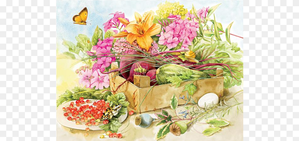 Summer Flowers Marjolein Bastin Kalender 2019, Art, Petal, Pattern, Painting Free Png