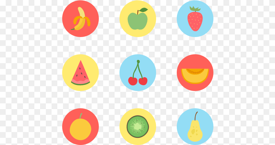 Summer Fruits Icons, Food, Fruit, Plant, Produce Free Transparent Png