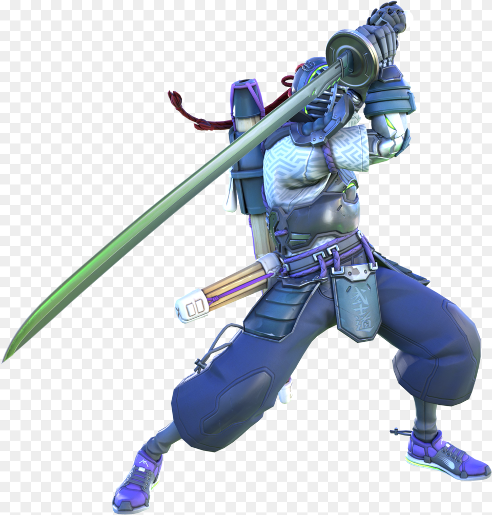 Summer Games 2019 Genji Kendoka Art, Sword, Weapon, Person, Clothing Png