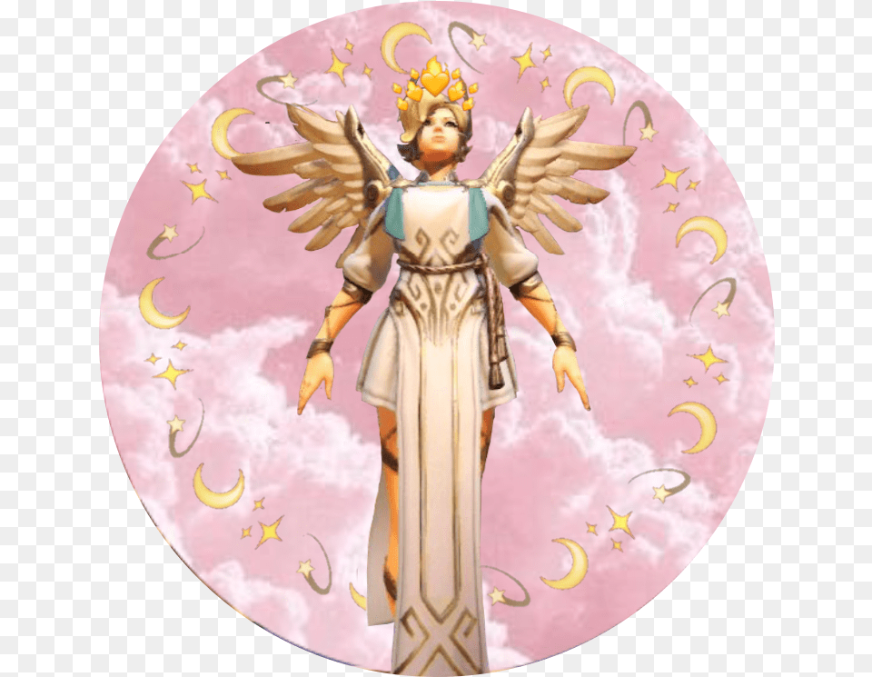 Summer Goddess Mercy Aesthetic Anime Angel, Adult, Person, Female, Woman Free Png