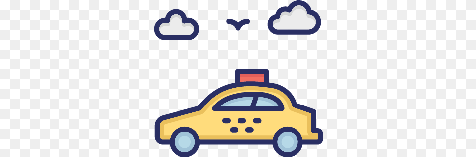 Summer Icon Language, Car, Taxi, Transportation, Vehicle Free Transparent Png