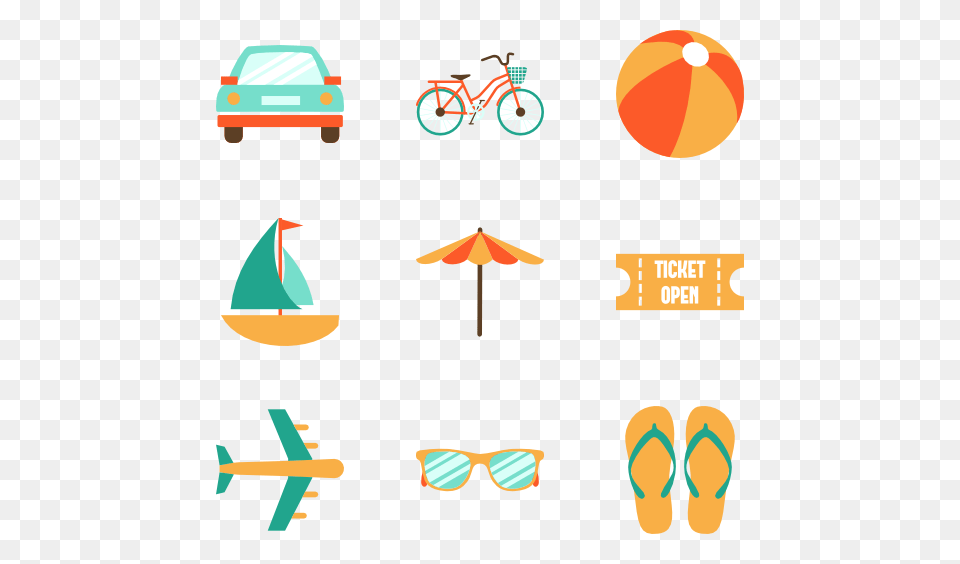 Summer Icon Packs, Accessories, Sunglasses, Vehicle, Transportation Png Image