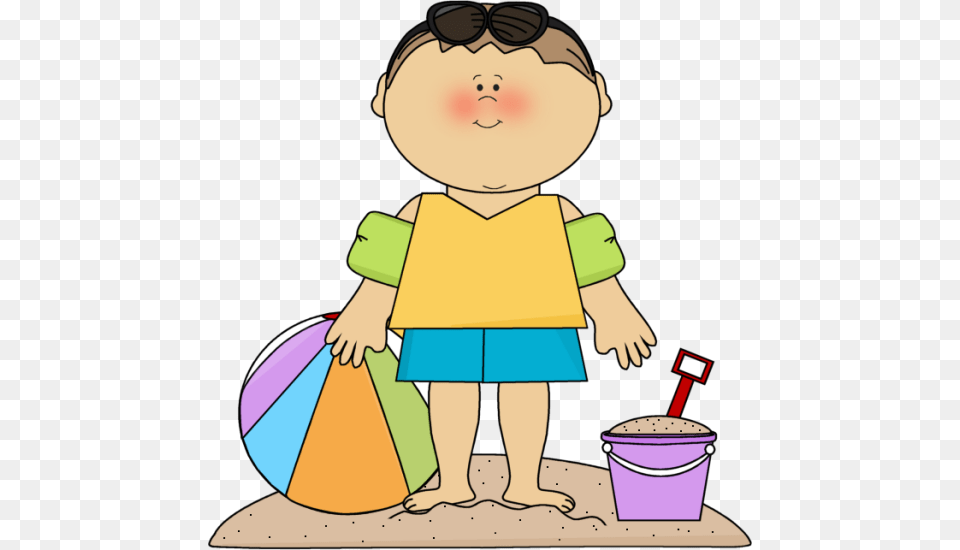 Summer Kids Clip Art, Baby, Person, Cleaning, Bucket Png