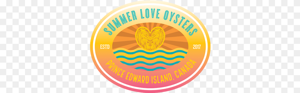 Summer Love Oysters Seafoodia Oysters Emblem, Logo, Badge, Symbol, Disk Png Image