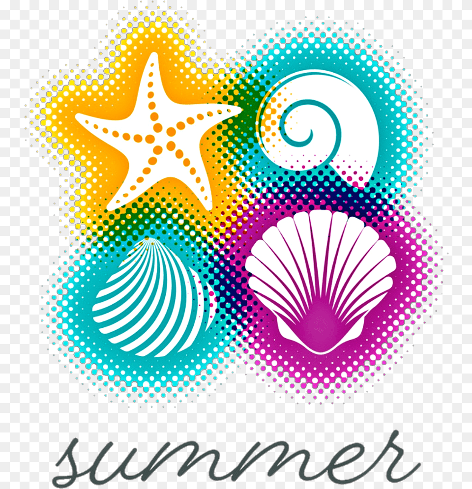 Summer Neon Verao Beach Praia Illustration, Pattern Png Image