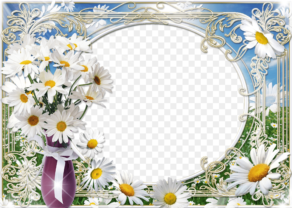 Summer Photo Frame Bouquet Of Daisies Natural Wellness Strategies For Pregnancy By Laurel, Anemone, Plant, Flower, Daisy Png Image
