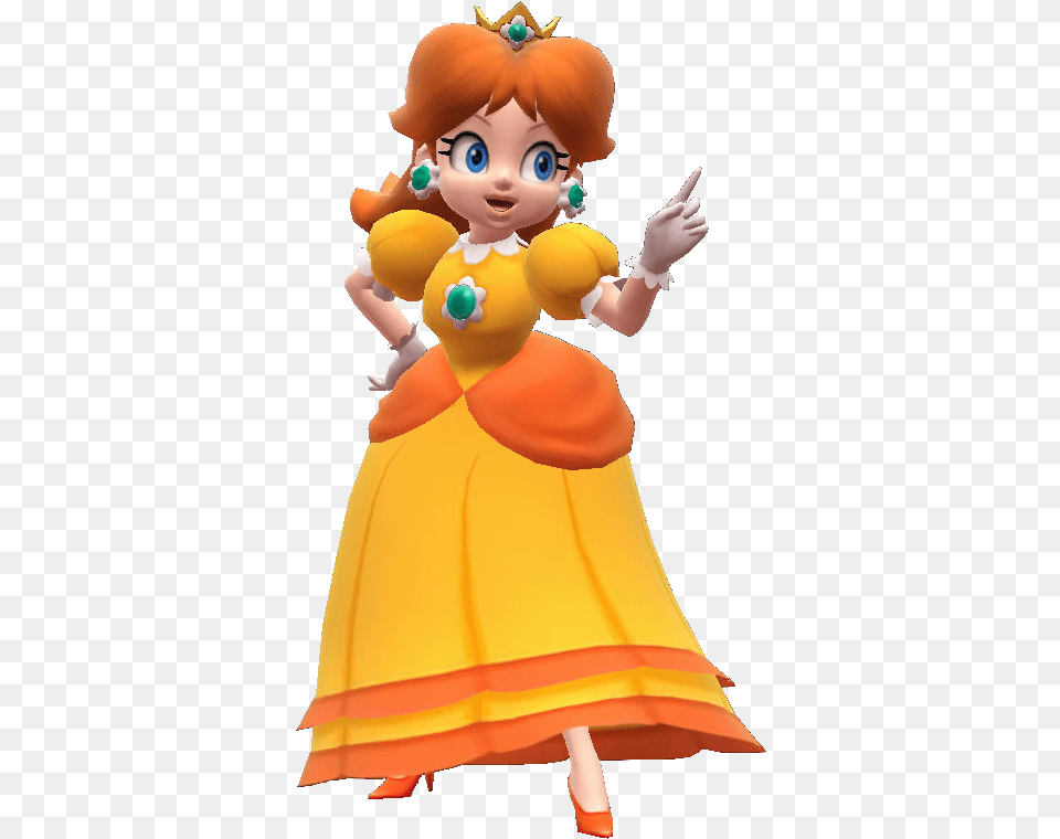 Summer Princess Daisy Daisy And Luigi, Baby, Person, Toy, Doll Free Png Download
