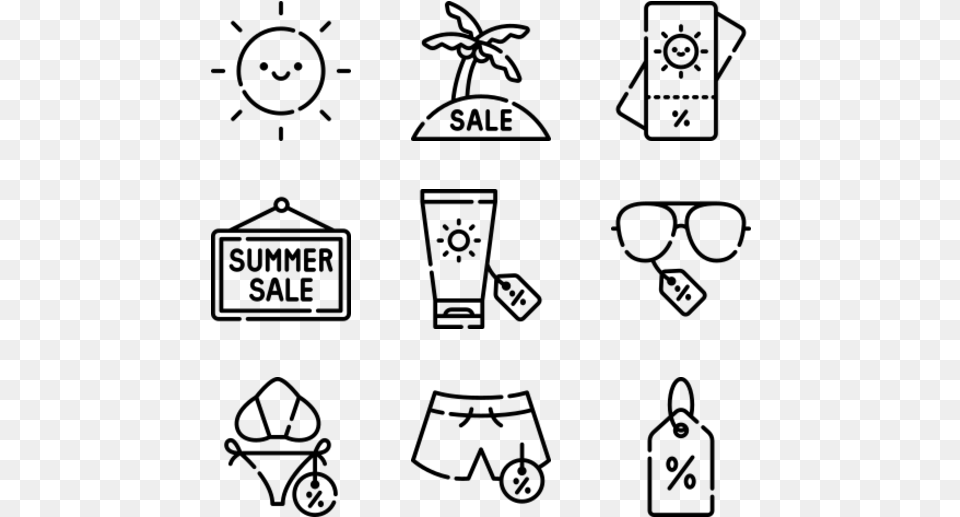 Summer Sales, Gray Free Png Download