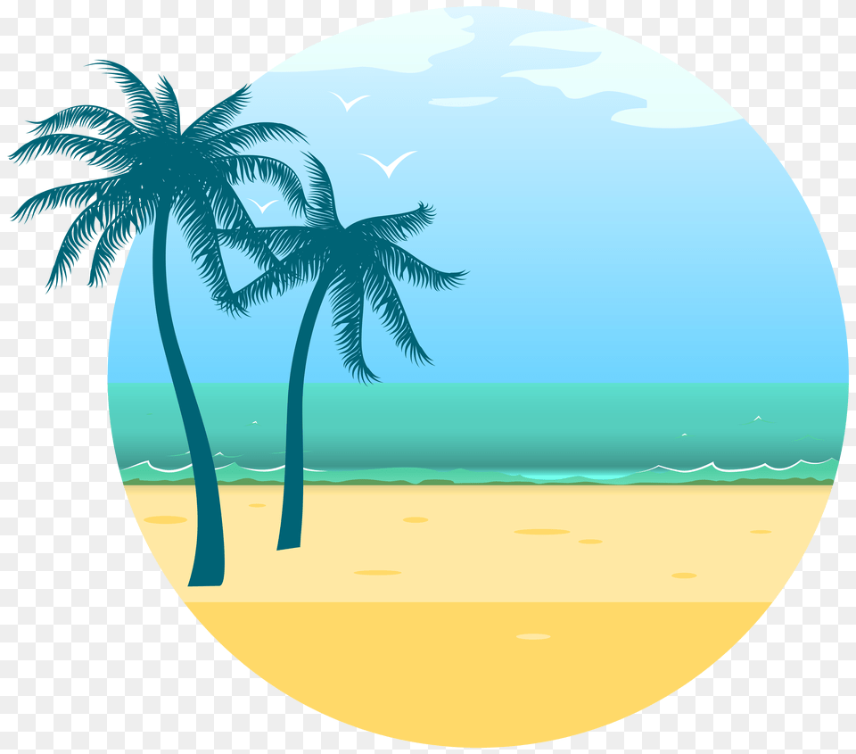 Summer Sea Decoration Clipart, Tropical, Nature, Outdoors, Plant Png