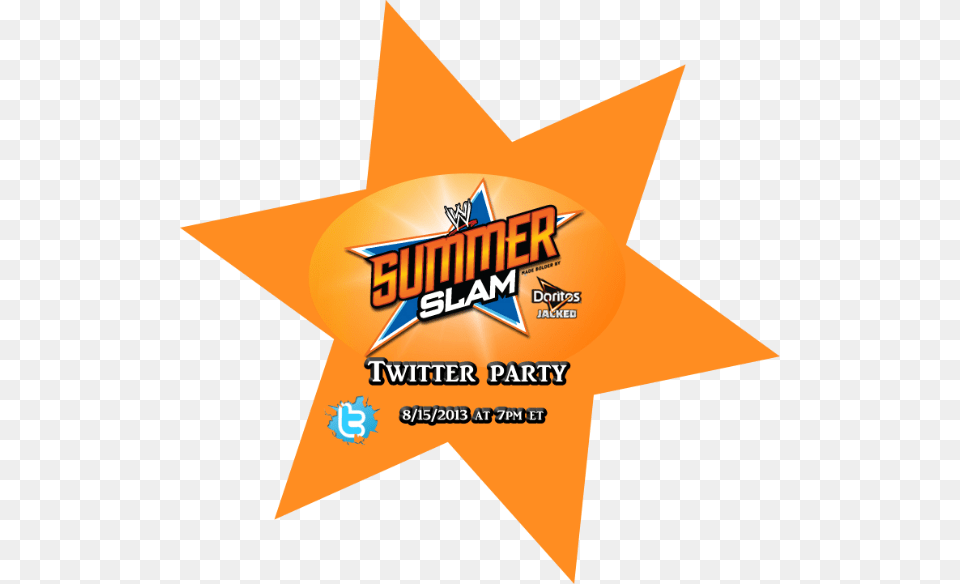 Summer Slam Twitter Party Summerslam 2015, Star Symbol, Symbol, Logo Free Transparent Png