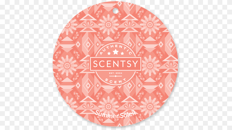 Summer Soleil Scentsy Scent Circle Circle, Disk, Home Decor Free Png