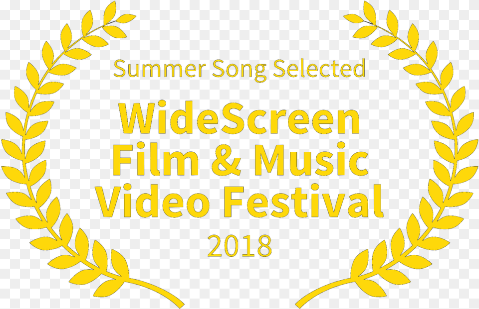 Summer Song Selected Yellow Bucharest Shortcut Cinefest 2018, Symbol, Text, Plant, Vegetation Free Transparent Png