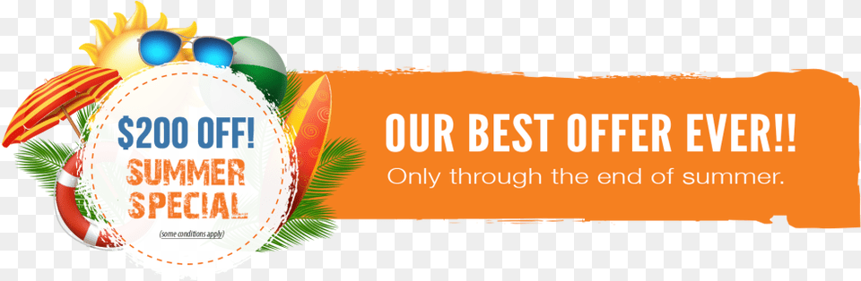 Summer Special Badge With Banner Best Offer For Banner, Advertisement, Logo, Text Free Png Download
