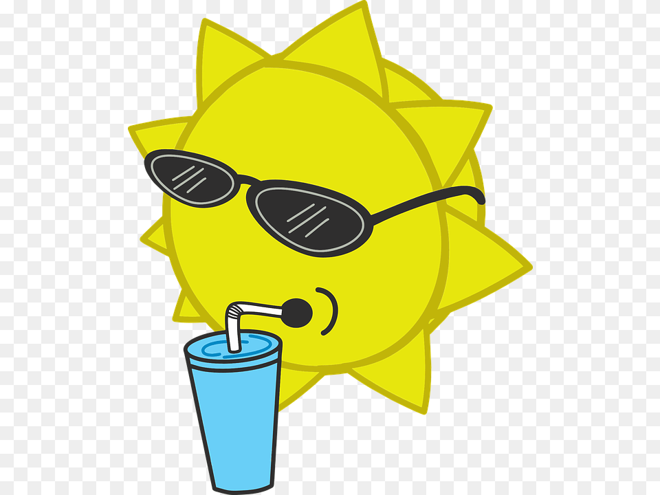 Summer Sun Sunglasses Cool Drink Refreshing Cool Sun, Dynamite, Weapon Png Image