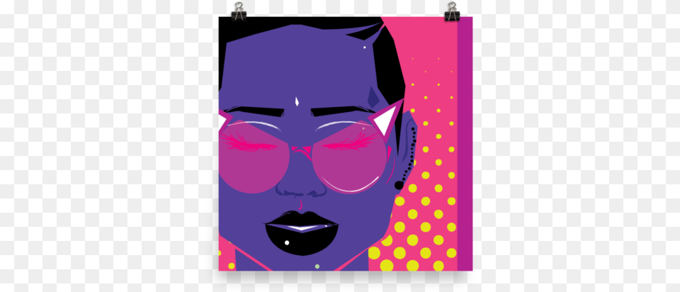Summer Sunglasses Cartoon, Purple, Accessories, Graphics, Art Free Png Download