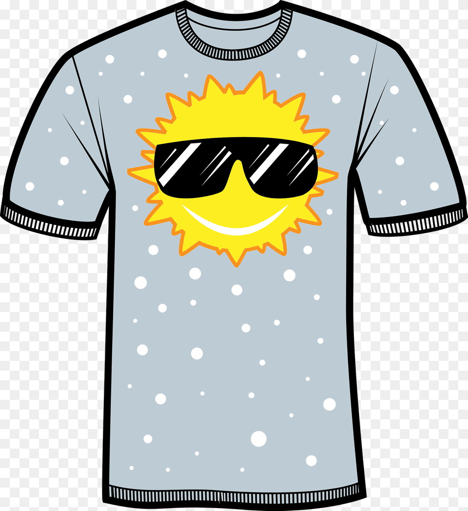 Summer T Shirt Clipart, Clothing, T-shirt, Accessories, Sunglasses Free Png