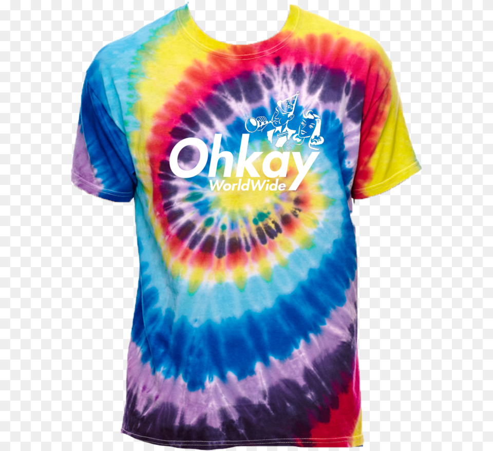 Summer Tie Dye Tee, Clothing, T-shirt, Adult, Male Png
