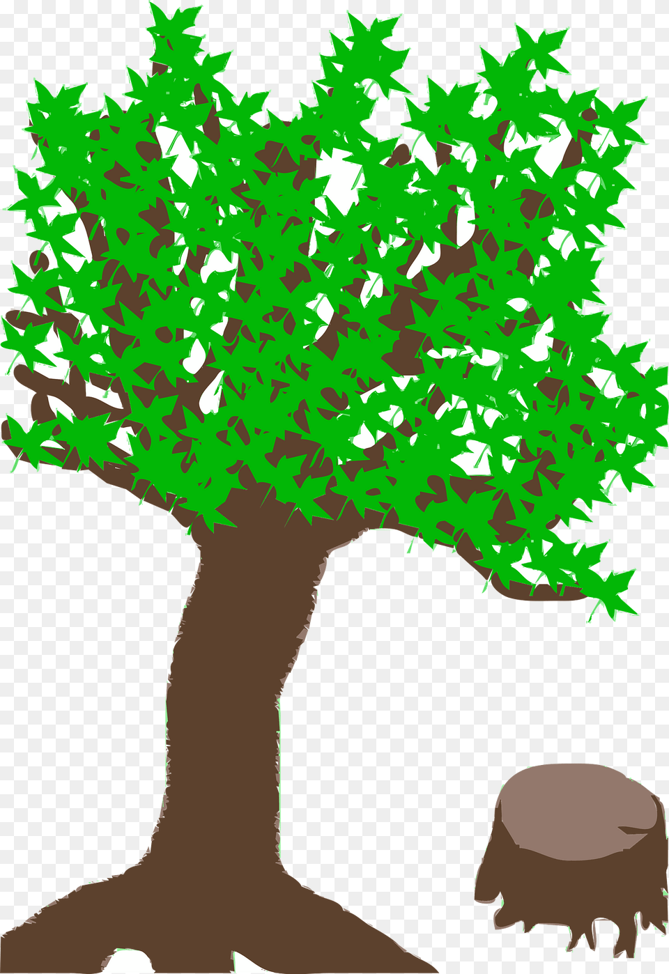 Summer Tree With A Stub Clipart, Plant, Potted Plant, Green, Vegetation Free Png